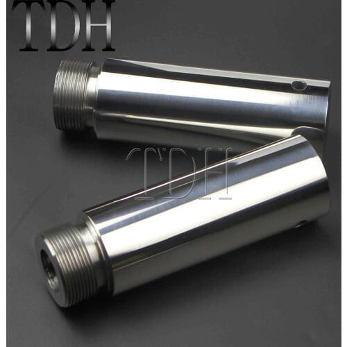 1 Pair 39mm Steel Fork Tube 4in Extension Chrome Front Fork Tubes Extender for Harley Sportster XL883 XL1200 Dyna Glide FXD