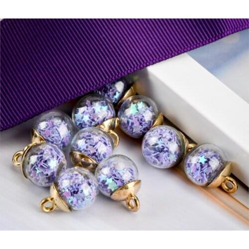 12# 10pcs Hollow Hand-made Glass Bead Beads & Jewelry Making string Beads & Jewelry Making Glass Beads Wholesale #IY108