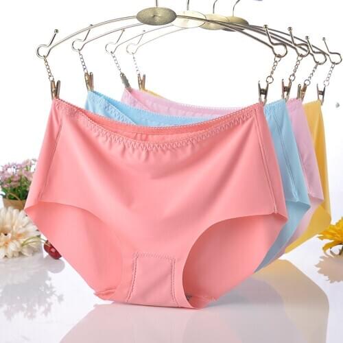 4XL underwear women panties Soft Stretch Lingerie Breathable Briefs Female Full Coverage Panty No Muffin Top