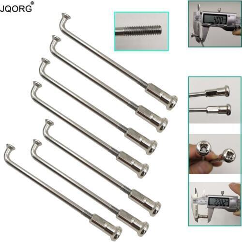 8 Guage Diameter 4.0 mm J-bend Motorcycle Spokes 304 Stainless Steel Material Round Body Sliver Color Motocross Wheel Spokes