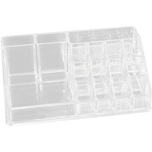 Multiple Grid Acrylic Transparent Makeup Organizer Storage Boxes Make Up Organizer Lipstick Holder Jewelry Box Display