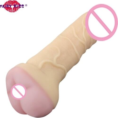 Big Penis Sleeve Dildo Male Anal Masturbator Adult Sex Toys For Men Couples Gay Vagina Real Pussy Ass Masturbation Pocket Pusssy