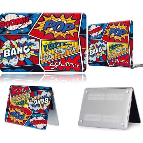 Boom Art Laptop Case For Apple Macbook 12/Pro 13(A2251 A2289)/Pro 13 A2338/Air 13 A2337/Pro 15 16/Air 11 Shell With 3D Color