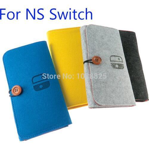 8pcs Storage Bag for Nintendos Switch Console Pika Case Durable Carrying Case for NintendNS Switch Game Console protective cover