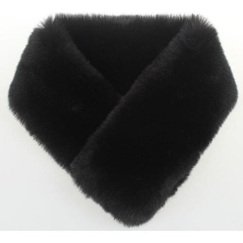 Double Sided Thickened Imitation Rabbit Hair Neck Collar Spring And Winter Warm High Quality Detachable Collars