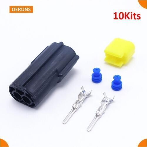 Hotsale Amp Automotive 2Pin/Ways Male Waterproof Sealed Wire Connector Plug