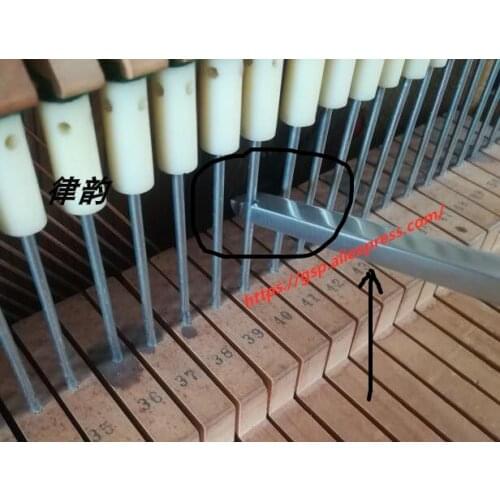 Piano tuning and maintenance tools, double open cardin wire wrench, stainless steel