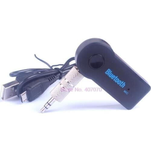 By DHL/Fedex 50sets 3.5mm Bluetooth 3.0 Audio Music Streaming Receiver w/ Hands Free Calling-Connect PC Phone Tablet