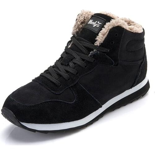 LAKESHI Men's Winter Sneakers