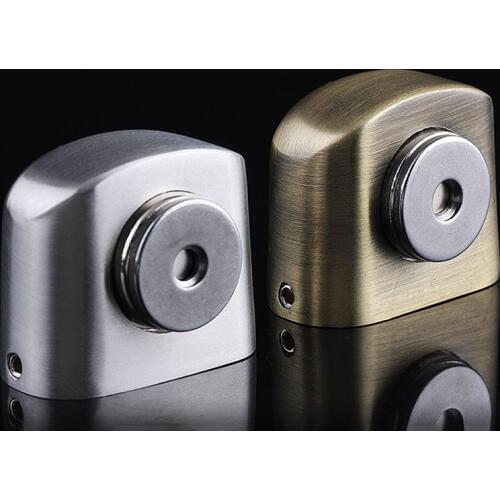 304 Stainless Steel Casting Powerful Floor-mounted Magnetic Door Stopper Door Stop Doorstop brushed/bronze 2 colors choose CP476