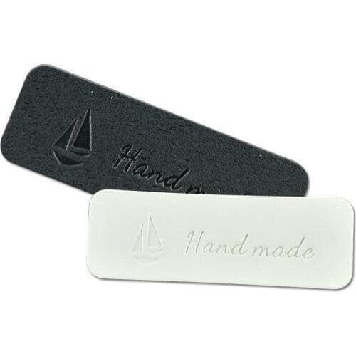 New styles wholesale stock Leather labels leather sewing tags leather decoration for handwork custome clothes labels