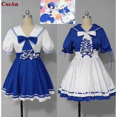 New Anime OMBIE LAND SAGA Konno Junko/Mizuno Ai Cosplay Costume Sweet Cute JK Uniform Skirt Party Role Play Clothing Custom-Make