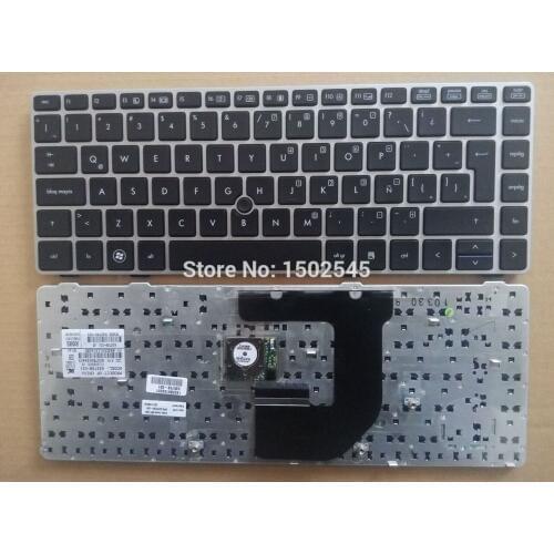 Original laptop UK keyboard for HP EliteBook 8460P 8460W 8470P UK with a border 635768-001 642760-001