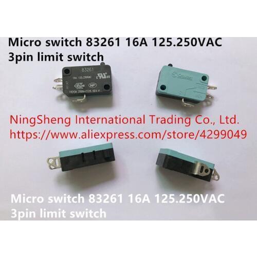 Original new 100% micro switch 83261 16A 125.250VAC 3pin limit switch