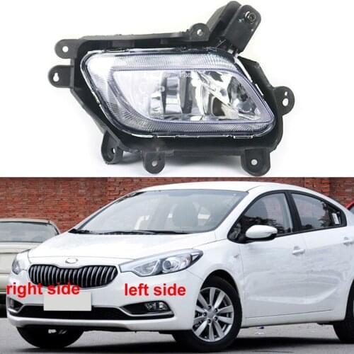 For Kia K3 2013 2014 2015 Fog Lamp Driving Car Front Bumper Grille Signal Lamp Fog Lights Assembly
