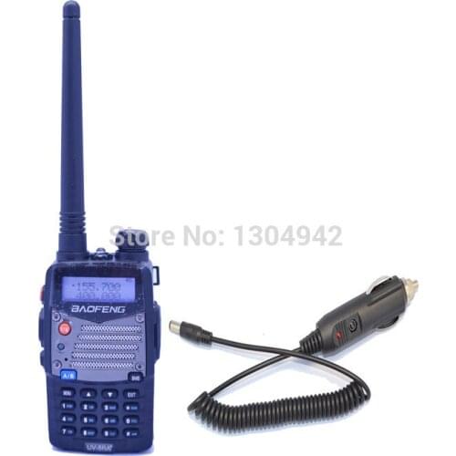 Walkie Talkie / Handy Radio Receiver With Headfone BAOFENG UV-5RA+PLUS VHF/UHF Dual Band Radio +Car charger cable