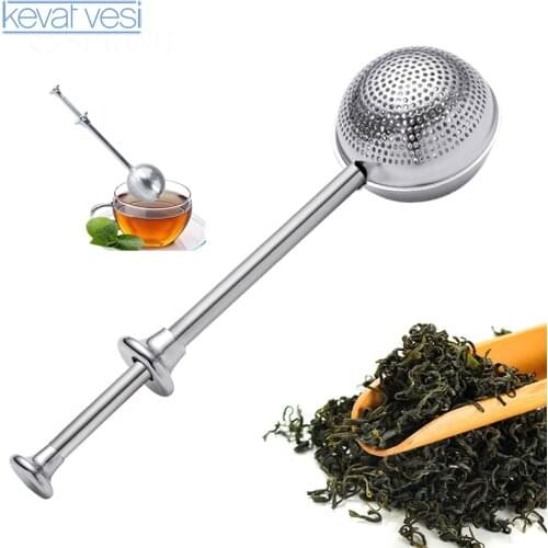 304 Stainless Steel Tea Infuser Mesh Tea Strainer Reusable Metal Tea Bag Filter 360 Tea Infuser Filter Kitchen Accessories
