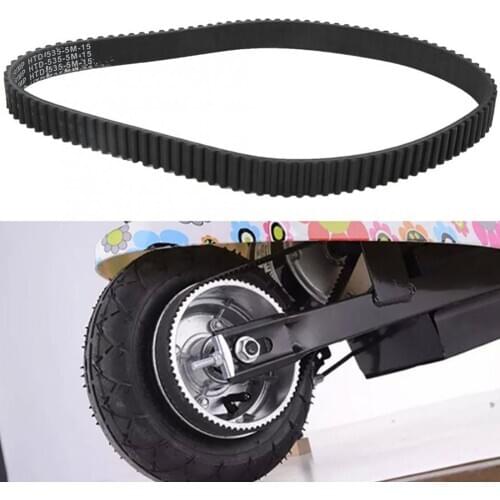 Replaces Electric Scooter Transmission Belt Timing Belt 5M-535-15 Rubber Parts for xiaomi pro 365