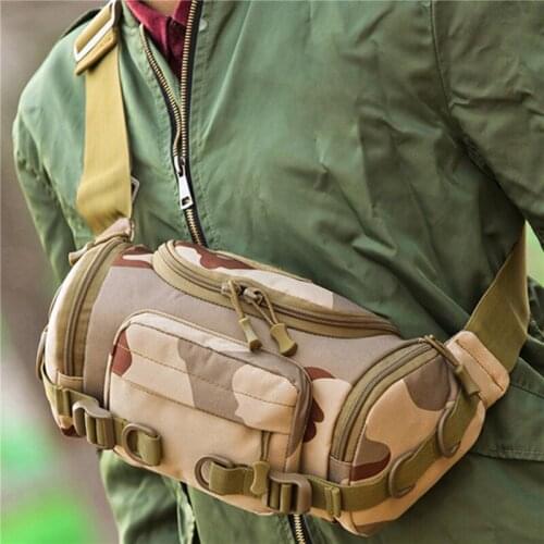 Tactical Outdoor Hiking Waist Pack Portable Fanny Pack Travel Large Army Waist Bag Military Waist Pack For Daily Life Cycling