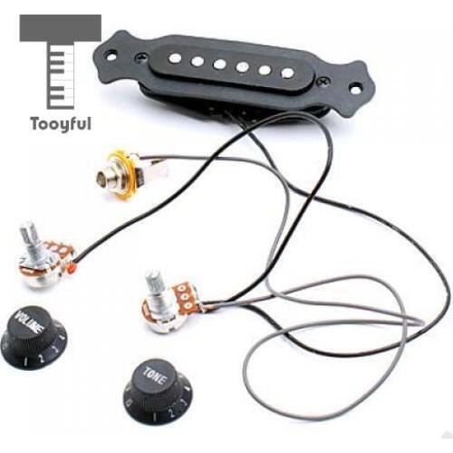Tooyful High Quality Copper Single Magnetic Coil Noiseless Tone Control Acoustic Electric Guitar Pickup Accessory Magnetic Coil