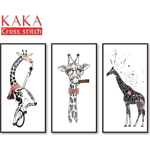 Cross stitch kits,Embroidery needlework sets with printed pattern,11CT-canvas for Home Decor Painting,Cartoon Full NCKC042