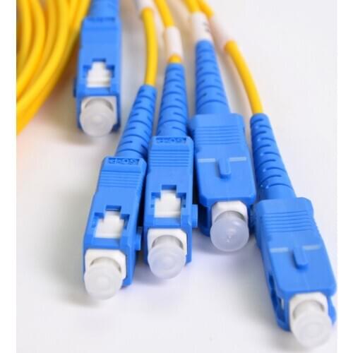 High Quality 1X4 SC /UPC Fiber Optic FTTH Splitter FBT Optical Coupler Singlemode simplex plc optical splitter1x4SCUPC