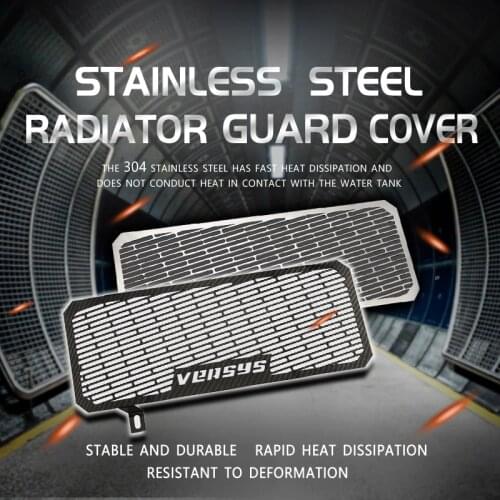 Motorcycle parts Stainless Steel Radiator Grille Guard Cover Protector For Kawasaki Versys 650 KLE650 Versys650 2015 2016 2017