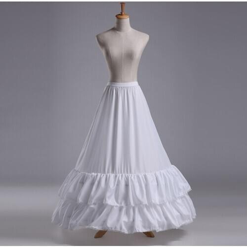 New Arrival White Mesh Ruffle Women Wedding Petticoats Wedding Accessories Bridal Underskirts For Wedding Dress