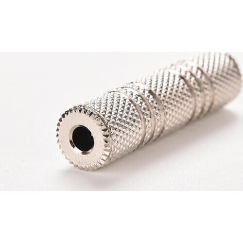 1 Pcs 3.5mm Jack Female to 3.5 mm Female Connector F/F Stereo Audio Adapter Headphone Jack Coupler Adaptor Connector