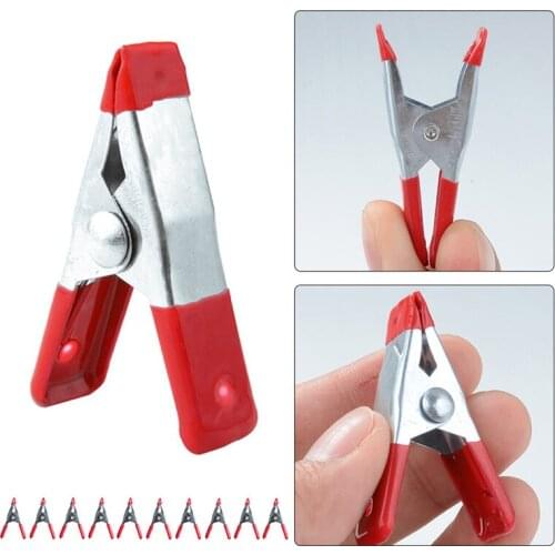 10PCS Metal Spring Clamps 2" Clip Soft Plastic Tips Grip Photos Craft S08 Wholesale&DropShip