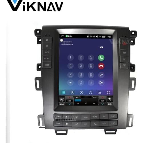 Car autoradio Tesla style stereo for-ford edge 2012-2014 car radio 2din Android multimedia player DVD player