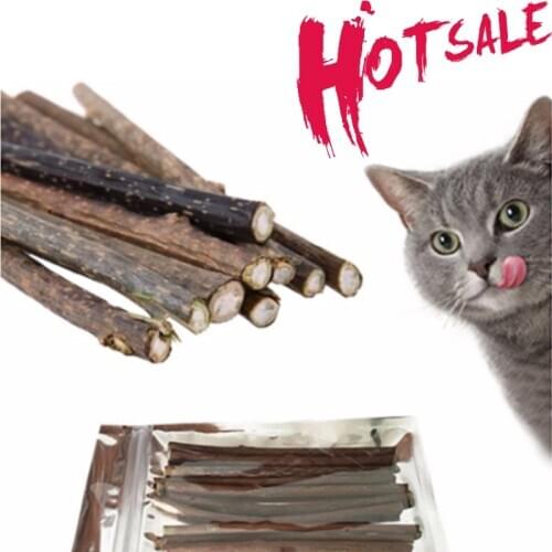 Pure Natural Catnip Pet Cat Toy Molar Toothpaste Branch Cleaning Natural Mint Chew Stick Teeth Cat Snacks Sticks Pet Supplies