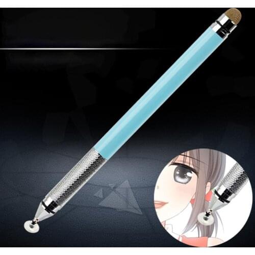 Dawing Pen Conductive Cloth + Sucker 2 in 1 Metal Capacitor Active Stylus Pen