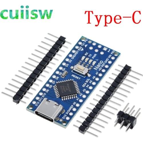 5PCS Type-C / Micro USB Nano 3.0 With the bootloader compatible Nano 3.0 controller for arduino CH340 USB driver 16Mhz ATMEGA328