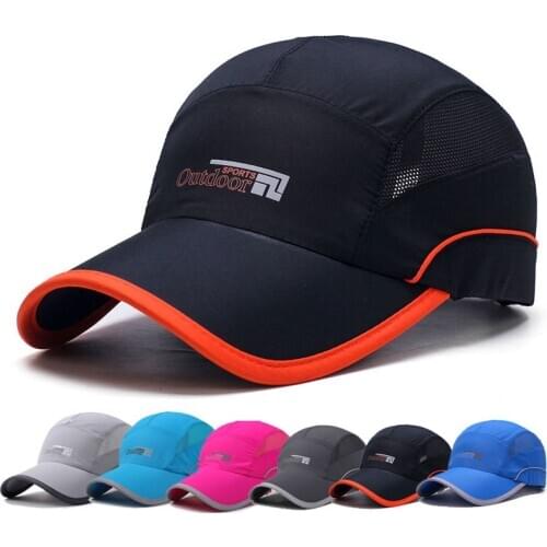 Summer Men Fishing Hat Letters Printed Outdoor Sunscreen Mountaineering Hat Cycling Cap Quick-drying UV Protection Hat 6Colors