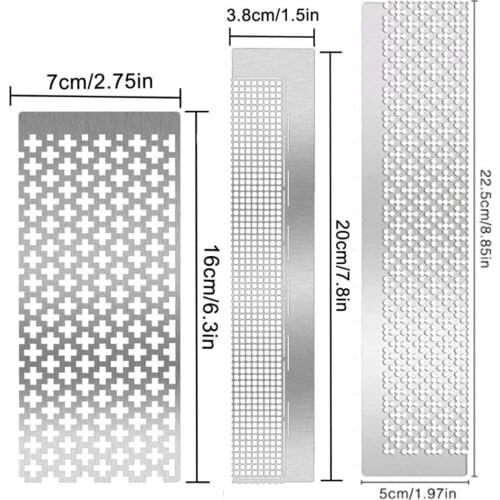 5d Diamond Painting Ruler Stainless Steel Diy Drawing Tool Square Drills Ruler Embroidery Diamond Fix Tools Corrector Decoration