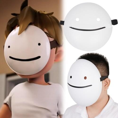 Cosplay Halloween Masks Dreams Masks Cartoon Anime White Smile Masks Helmet Halloween Costume Props Party Accessories