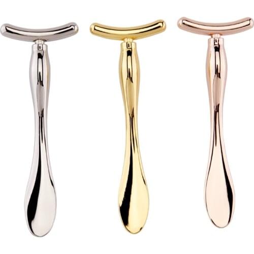 Mini T-shape Face Lifting Massage Eye Massage Stick Anti Eye Pouch Dark Circles Massager Device Facials Thin Face Magic Stick