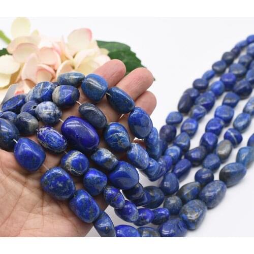 13-15x18-22mm Natural Top Quality irregular Original Lazuli Beads irregular Loose Bead 15.5"