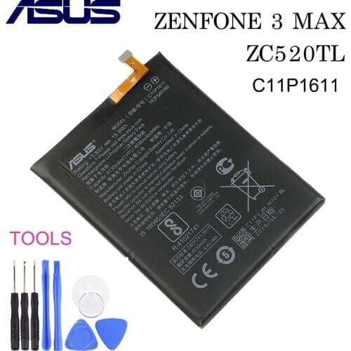 Orignal Asus C11P1611 Battery For ASUS Zenfone 3 Max ZC520TL ZB570TL X018DC 4030mAh