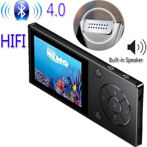 New Original RUIZU D11 Bluetooth MP3 Player Music Player 8GB Metal Music Player with Built-in Speaker FM Radio Support TF Card