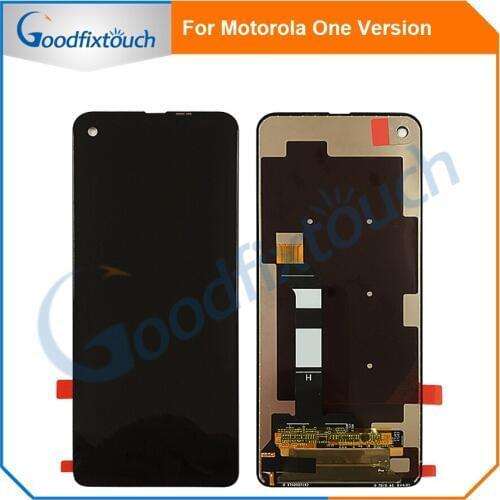 Original For Motorola Moto One Vision OneVision LCD Display Touch Screen Digiziter Assembly For Moto P50 LCD XT1970 Repair Parts