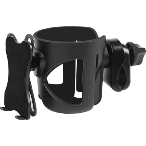 ABS Plastic Baby Carriage Cup Holder With Phone Box 2 In 1universal Pushcart Bottle Water Cup Holder Suitable For Baby Vividly