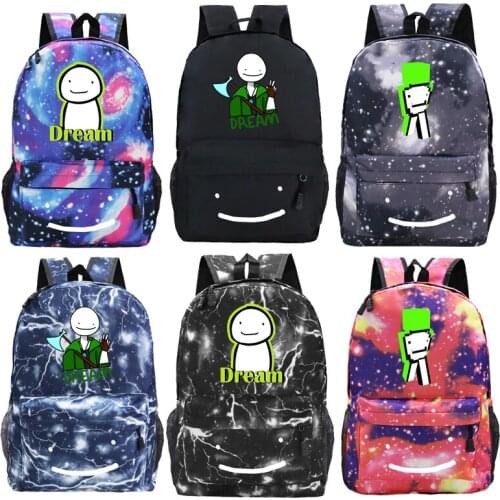 Dreamwastaken Backpacks Kids New Pattern Book Bags Girls Boys School Bag Teens Casual Daily Backpack Laptop Bag for Men Mochilas
