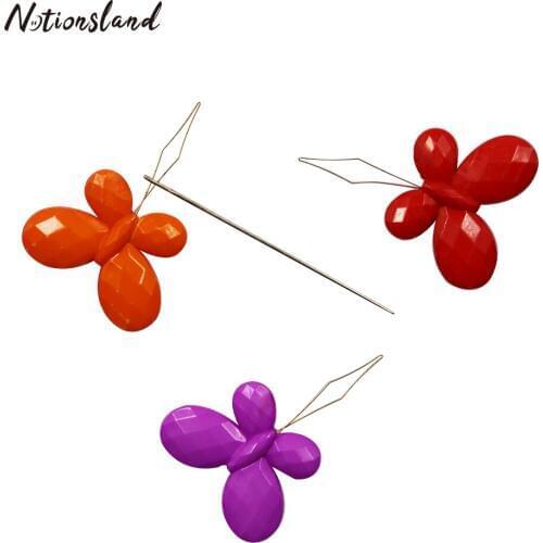 Mixed 10pcs Hand Needle Threader for DIY Needlework Sewing Machine Tools Needles Insertion Accessories