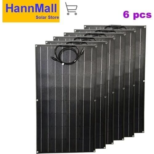 Painel solar 600W ETFE Flexible Solar Panel placa solar panneau solaire 12V24V Mono Cell For RV Boat Yacht Car Caravan Charger