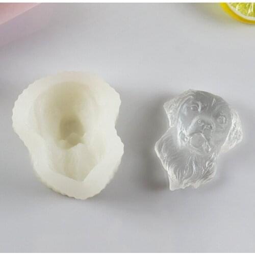 Golden Retriever Silicone Mold Mobile Phone Drop Mould Decorative Cake DIY Mold XGY-166