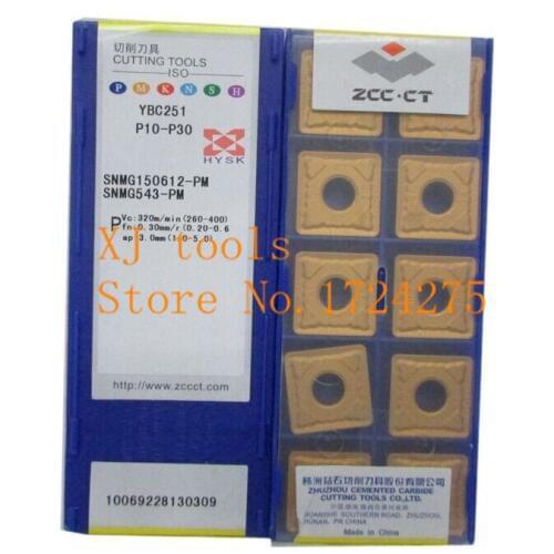 Free Shipping SNMG150612 PM YBC251 (10pcs/lot) Cemented Carbide Cutting tools turning insert SNMG150612