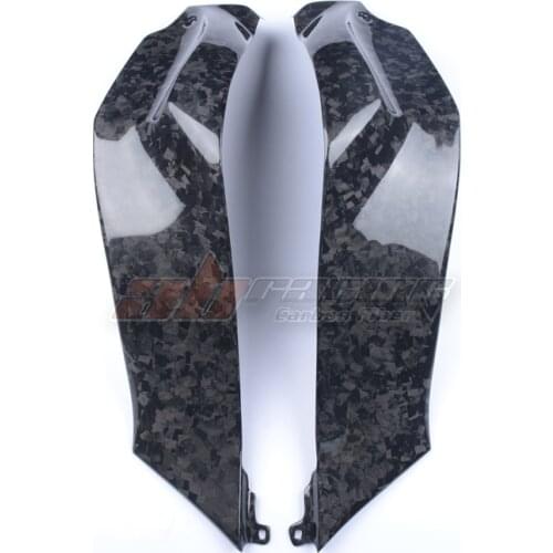 Tank Side Panel For Kawasaki ZX10R 2016 2017 2018 Full Forged Carbon Fiber 100% Twill