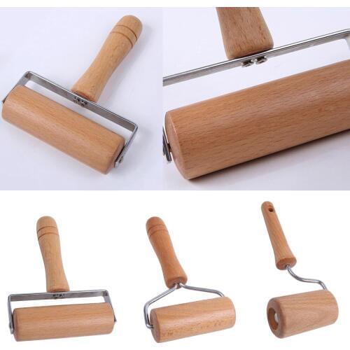 Wooden Rolling Pin, Hand Dough Roller for Pastry, Fondant, Cookie Dough, Chapati, Pasta, Bakery, Pizza Kitchen tool